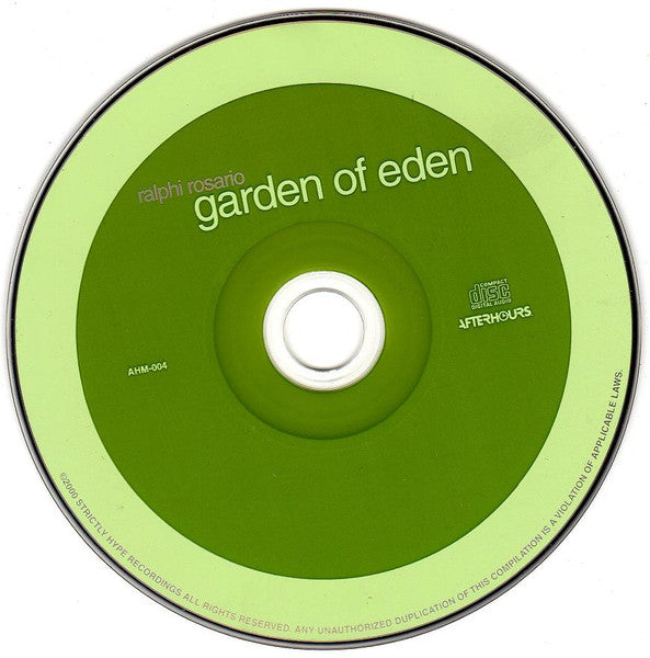 Various : Ralphi Rosario - Garden Of Eden (CD, Mixed)