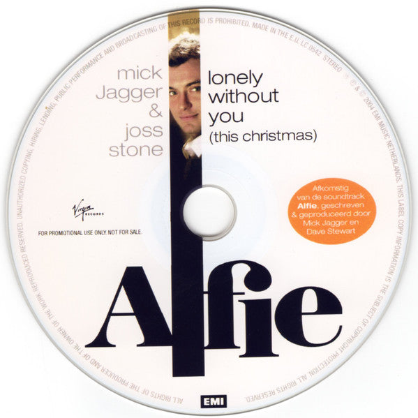Mick Jagger & Joss Stone : Lonely Without You (This Christmas)    (CDr, Single, Promo)
