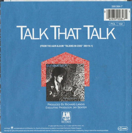 Glen Burtnick : Little Red House (7", Single)