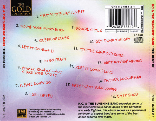 KC & The Sunshine Band : The Best Of KC And The Sunshine Band (CD, Comp)