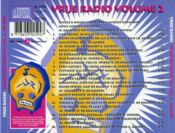 Various : Belgische Troeven Van De Vrije Radio Vol.2 (CD, Comp)