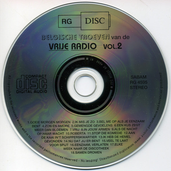 Various : Belgische Troeven Van De Vrije Radio Vol.2 (CD, Comp)