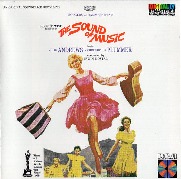 Rodgers & Hammerstein Starring Julie Andrews - Christopher Plummer Conducted By Irwin Kostal : The Sound Of Music (An Original Soundtrack Recording) (CD, Album, RE, RM)
