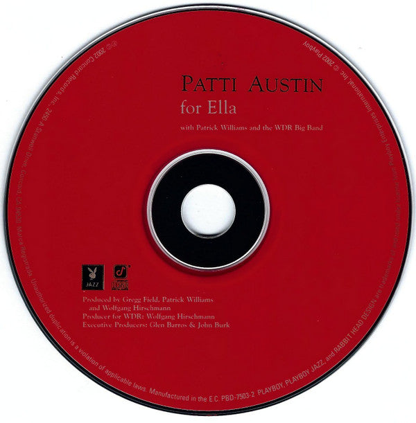 Patti Austin : For Ella (CD, Album)