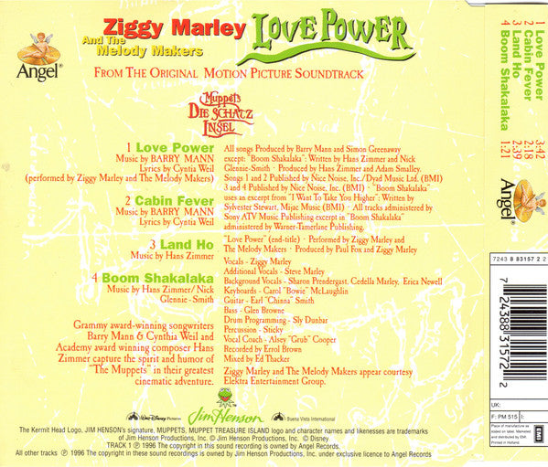 Ziggy Marley And The Melody Makers : Love Power (CD, Single)