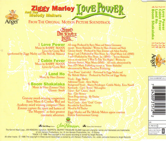 Ziggy Marley And The Melody Makers : Love Power (CD, Single)