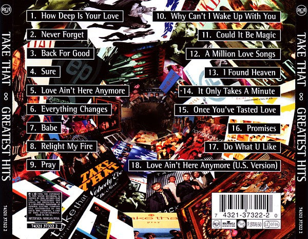 Take That : Greatest Hits (CD, Comp)