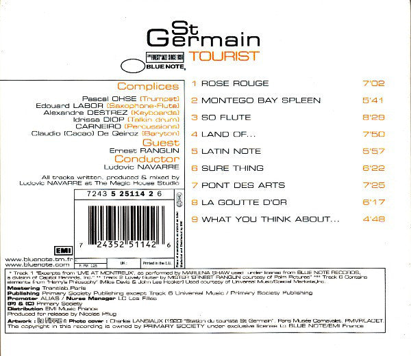St Germain : Tourist (CD, Album, Dig)