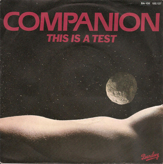 Companion (2) : This Is A Test (7", Single)