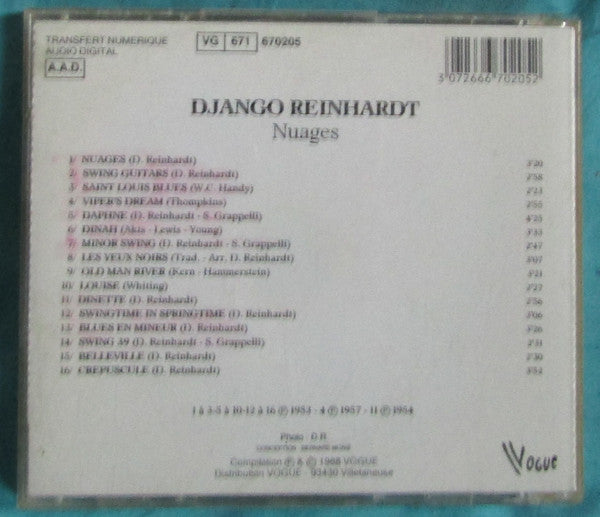 Django Reinhardt : Nuages (CD, Comp)