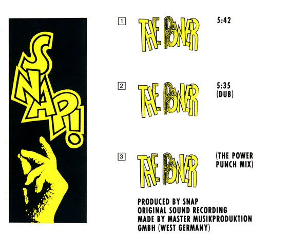 Snap! : The Power (CD, Maxi)
