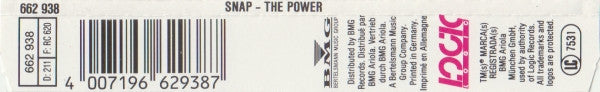 Snap! : The Power (CD, Maxi)