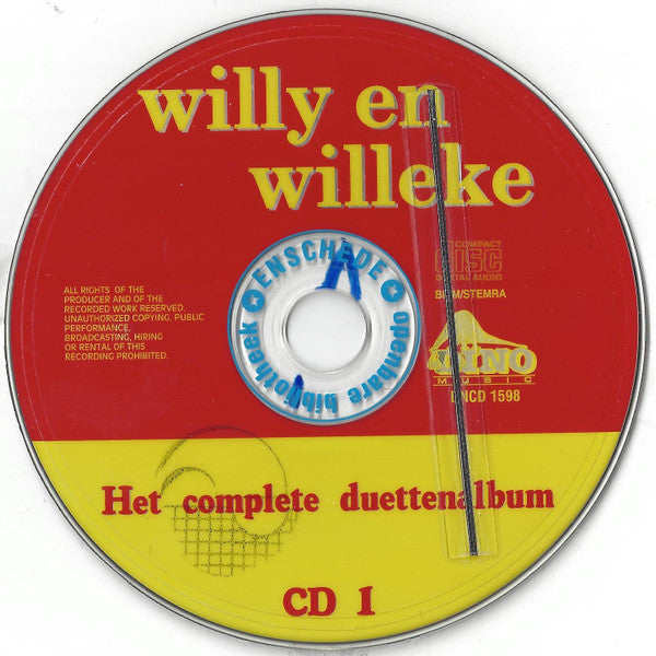 Willy & Willeke Alberti : Het Complete Duettenalbum '58 - '94 (2xCD, Comp)