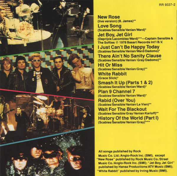 The Damned : The Best Of The Damned (Another Great CD From The Damned) (CD, Comp, RE)