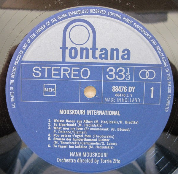 Nana Mouskouri : Mouskouri International (LP, Comp)