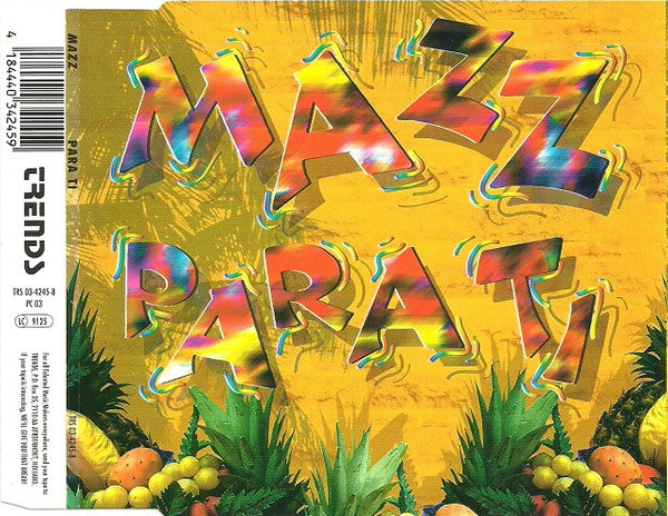 Mazz (2) : Para Ti (CD, Maxi)