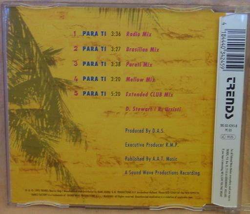 Mazz (2) : Para Ti (CD, Maxi)