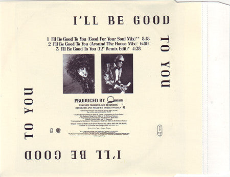 Quincy Jones Featuring Ray Charles And Chaka Khan : I'll Be Good To You (CD, Maxi)