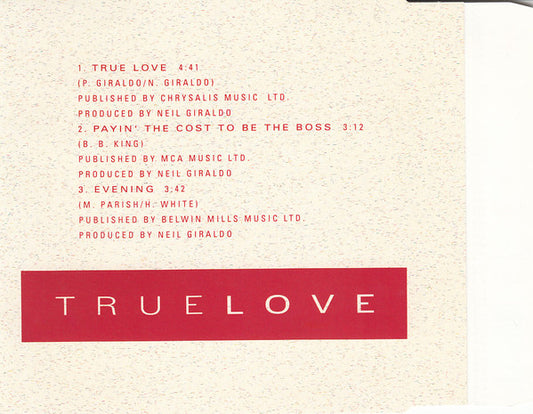 Pat Benatar : True Love (CD, Single)