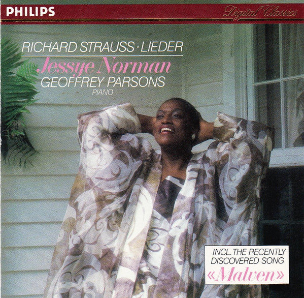 Richard Strauss - Jessye Norman, Geoffrey Parsons (2) : Lieder (CD, Album, Sli)