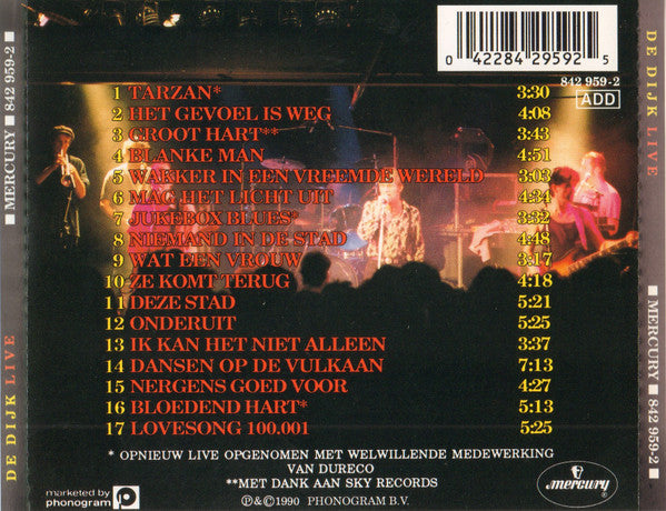 De Dijk : Live (CD, Album)