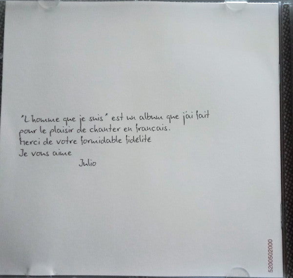 Julio Iglesias : L'homme Que Je Suis (CD, Album)
