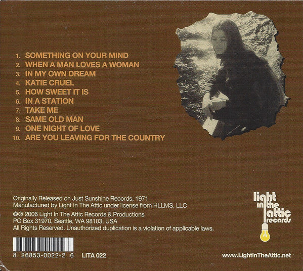 Karen Dalton : In My Own Time (CD, Album, RE, RM, Dig)