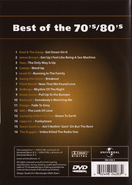 Various : Best Of The 70's/80's (DVD-V, Comp)