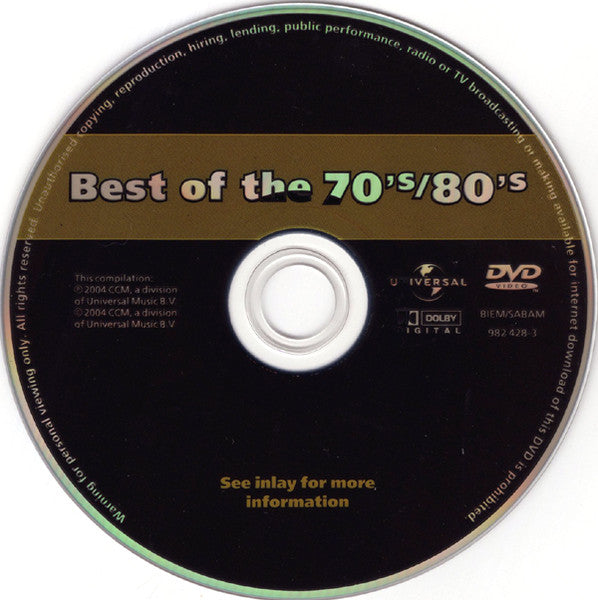 Various : Best Of The 70's/80's (DVD-V, Comp)