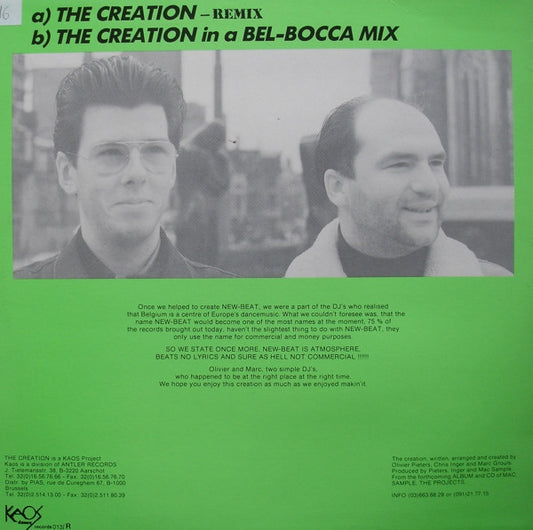 Two D.J.'s : The Creation Remix (12")