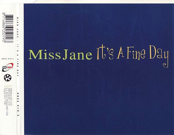 Miss Jane : It's A Fine Day (CD, Maxi)