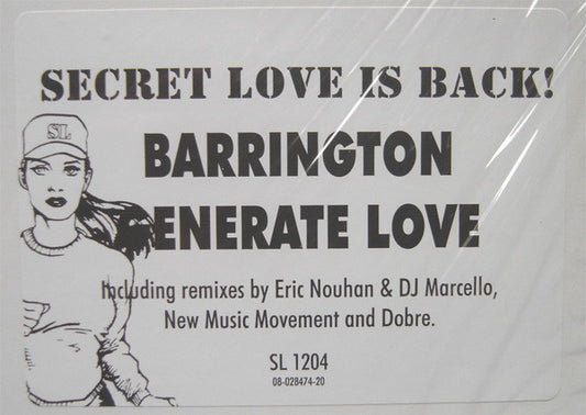 DJ Marcello Presents Barrington : Generate Love (12")