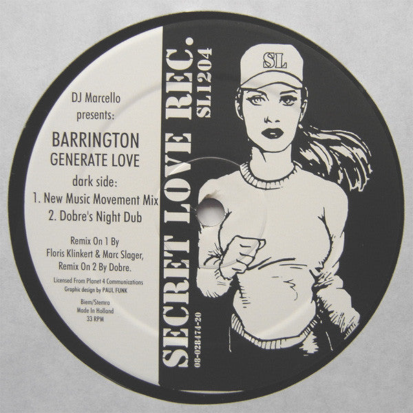 DJ Marcello Presents Barrington : Generate Love (12")
