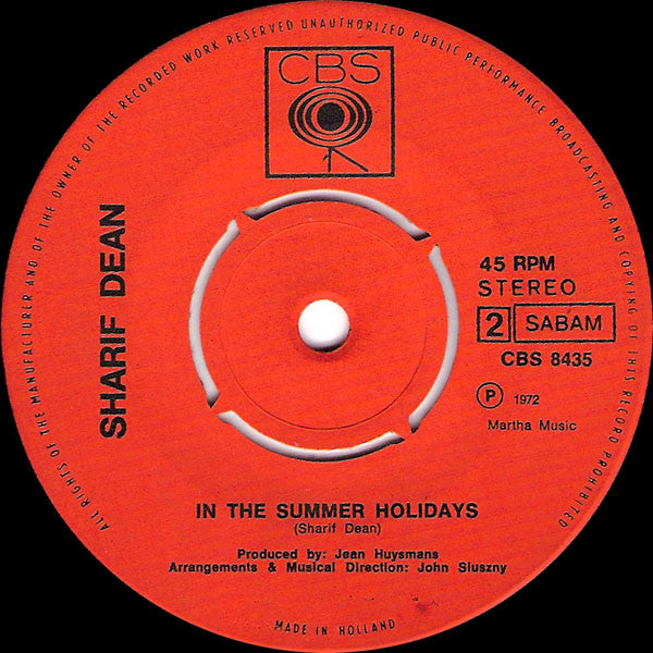 Sharif Dean : Do You Love Me ? (7", Single)