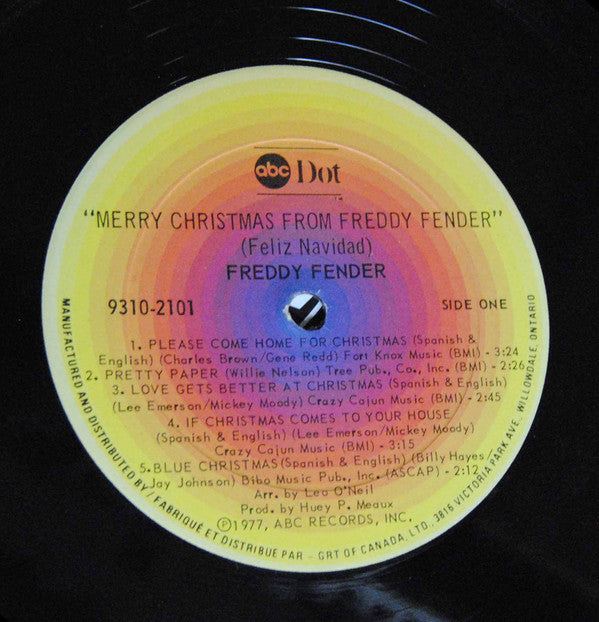 Freddy Fender (2) : Merry Christmas Feliz Navidad From (LP, Album)