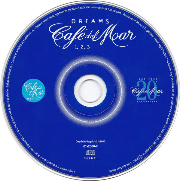 Various : Café Del Mar Dreams (CD, Comp, Jew)