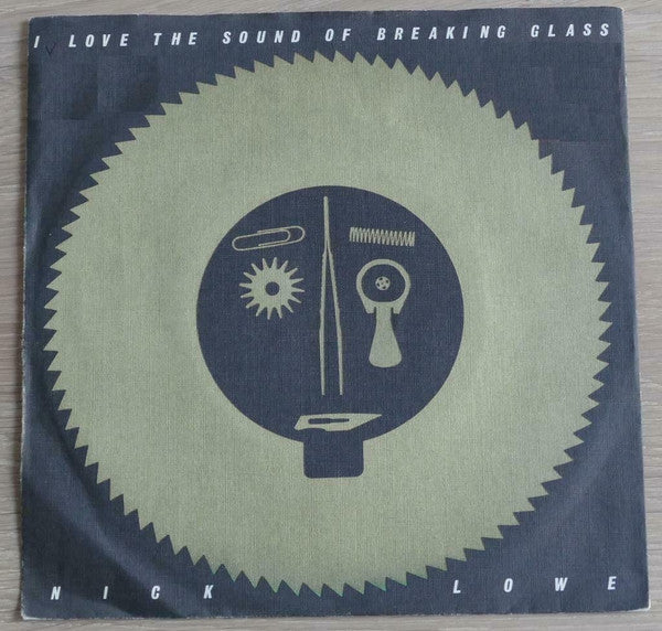 Nick Lowe : I Love The Sound Of Breaking Glass (7", Single, lar)