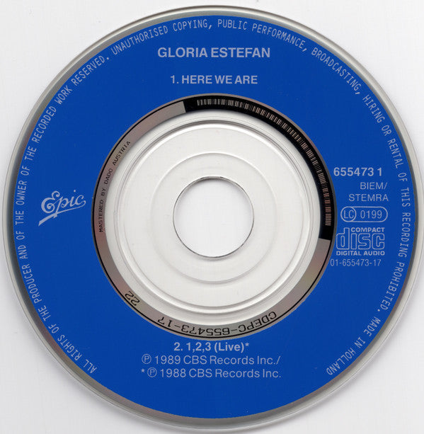 Gloria Estefan : Here We Are (CD, Mini, Single)