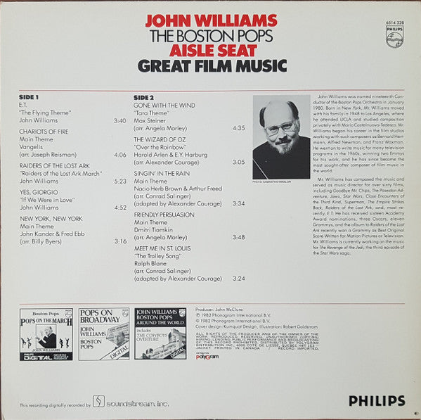 John Williams (4) And Boston Pops Orchestra : Aisle Seat (LP)