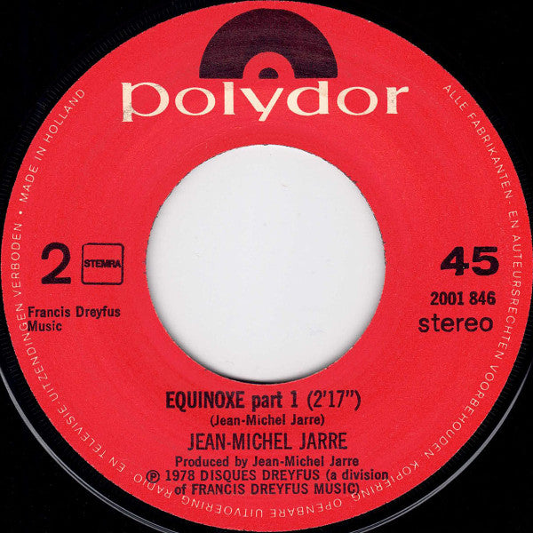 Jean-Michel Jarre : Equinoxe Part 5 (7", Single)