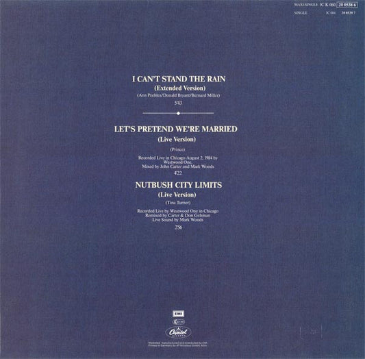 Tina Turner : I Can't Stand The Rain (12", Maxi)