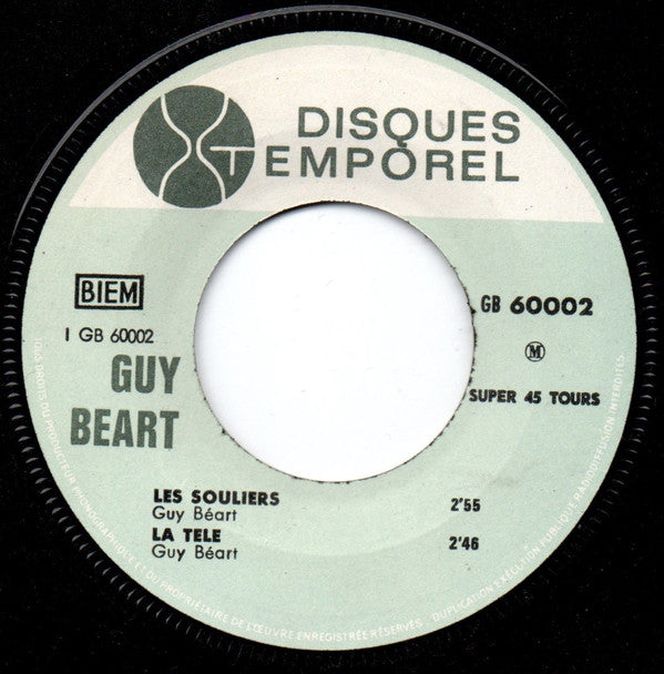 Guy Béart : Les Souliers (Dans La Neige) (7", EP)