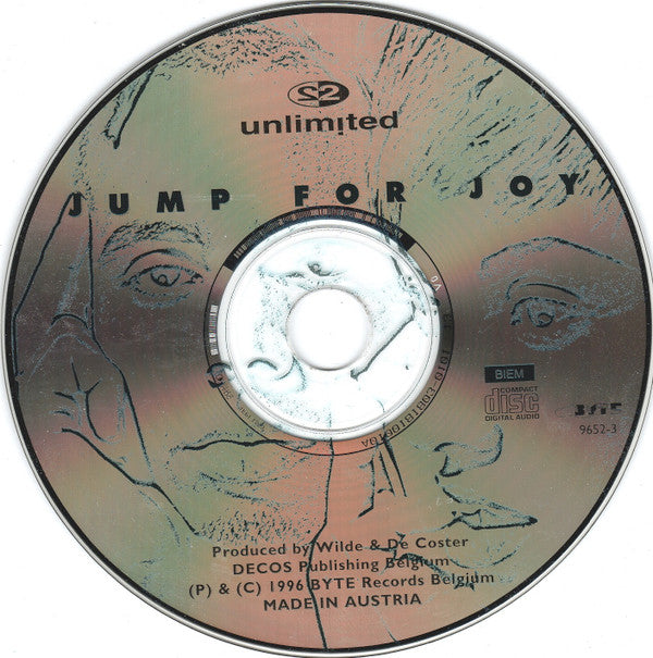 2 Unlimited : Jump For Joy (CD, Single, Car)