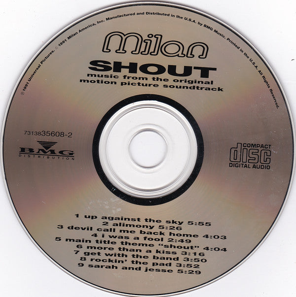 Various : Shout - Music From The Original Motion Picture Soundtrack (CD, Comp)