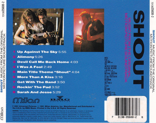 Various : Shout - Music From The Original Motion Picture Soundtrack (CD, Comp)