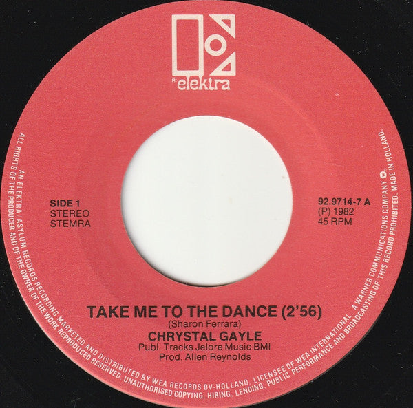 Crystal Gayle : Take Me To The Dance (7")