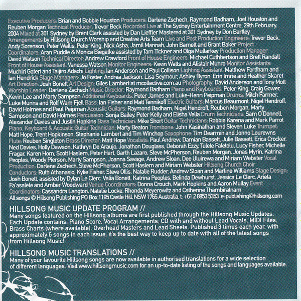 Hillsong : For All You've Done (2xCD, Album)