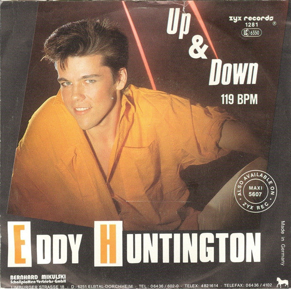 Eddy Huntington : Up & Down (7", Single)