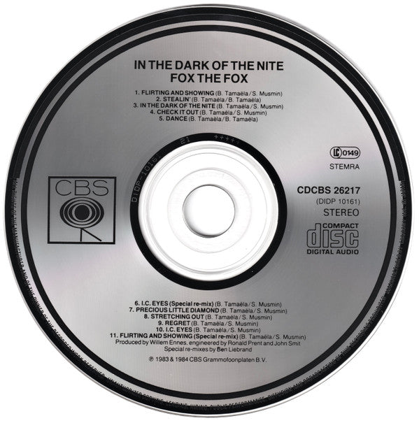 Fox The Fox : In The Dark Of The Nite (CD, Album)