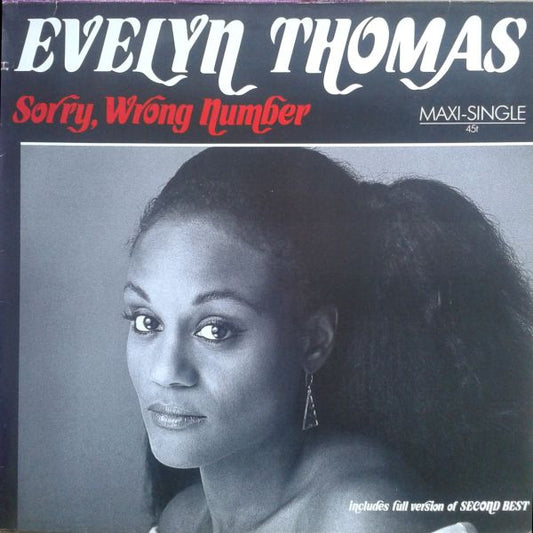 Evelyn Thomas : Sorry, Wrong Number (12", Maxi)